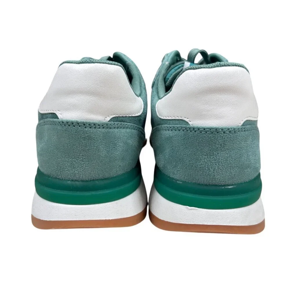 Steve Madden Percie Teal Green Retro Runner Athleisure Sneakers 7.5-8